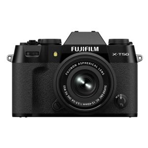 Fujifilm X-T50 40 MP APS-C X-Trans Sensor|Retro Style mirrorless Camera|4k/6.2k vlogging|High Speed Recording FHD 240fps|Advance AF with 15-45mm Optical Zoom Lens f/3.5-5.6 -
